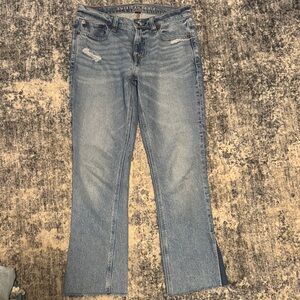 American Eagle Outfitters Light Blue Flare Jeans